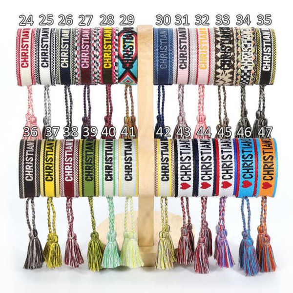 fashion bracelets women's luxury designer brand d bangle jewelry embroidered word woven bracelet letter rope classic tassel girl men co, Golden;silver
fashion bracelets women's luxury designer brand d bangle jewelry embroidered word woven bracelet letter rope classic tassel girl men co, Golden;silver