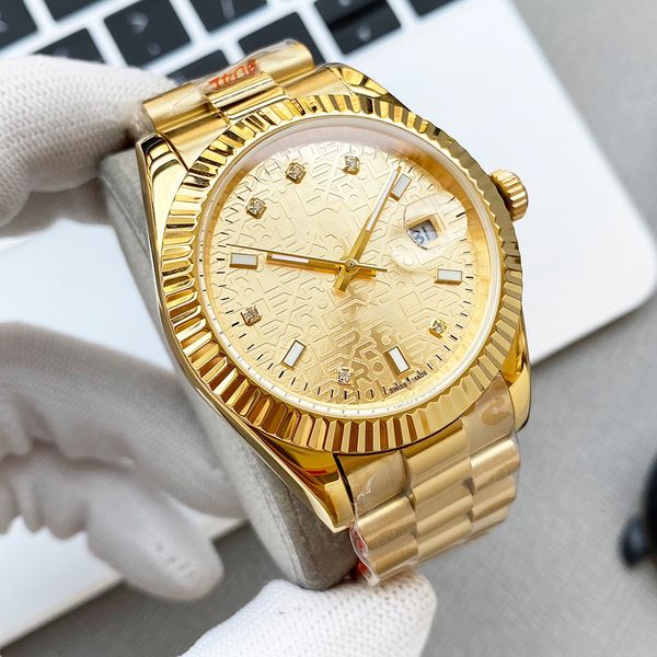 leisure mens watch automatic mechanical watches 41mm stainless steel strap diamond dial fashion wristwatch waterproof wristwatch, Slivery;brown
leisure mens watch automatic mechanical watches 41mm stainless steel strap diamond dial fashion wristwatch waterproof wristwatch, Slivery;brown