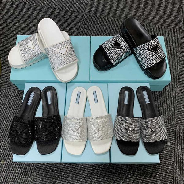 slippers fashion designer slippers satin slides with crystals women flat iconic triangular square toe lady casual slipper open beach slider, Black
slippers fashion designer slippers satin slides with crystals women flat iconic triangular square toe lady casual slipper open beach slider, Black
