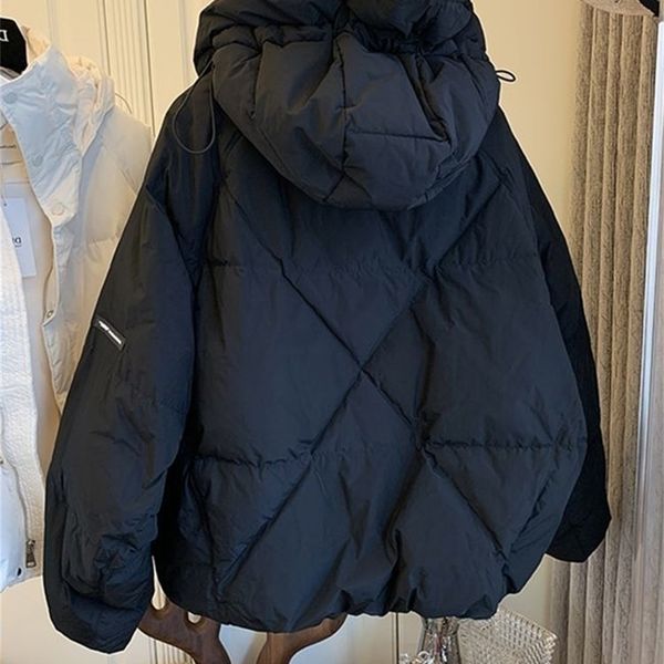 womens down parkas coat women winter jacket hooded stand collar parka korean chic loose thick warm cotton puffer white padded oversize cloth, Black
womens down parkas coat women winter jacket hooded stand collar parka korean chic loose thick warm cotton puffer white padded oversize cloth, Black