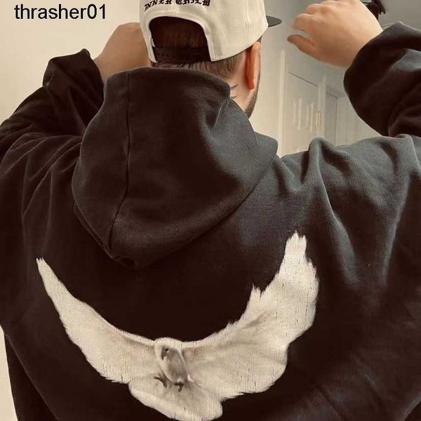 men's hoodies designer sweatshirts kanyess fashion brand loose casual streetwear hoodie, Black
men's hoodies designer sweatshirts kanyess fashion brand loose casual streetwear hoodie, Black