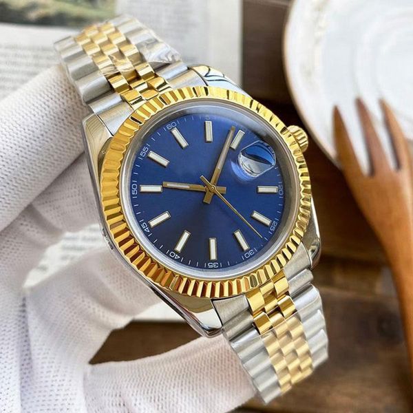 business mens watch automatic mechanical watches 41mm 36mm gold wristwatch waterproof design stainless steel strap orologio, Slivery;brown
business mens watch automatic mechanical watches 41mm 36mm gold wristwatch waterproof design stainless steel strap orologio, Slivery;brown