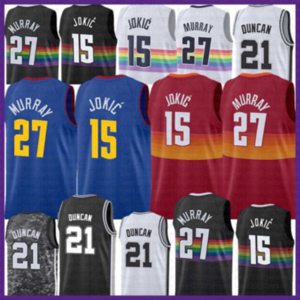 2021 new jamal 27 murray basketball jersey nikola mens 15 jokic mesh demar 10 derozan retro derrick 4 white manu 20 ginobili gold, Black;red
2021 new jamal 27 murray basketball jersey nikola mens 15 jokic mesh demar 10 derozan retro derrick 4 white manu 20 ginobili gold, Black;red