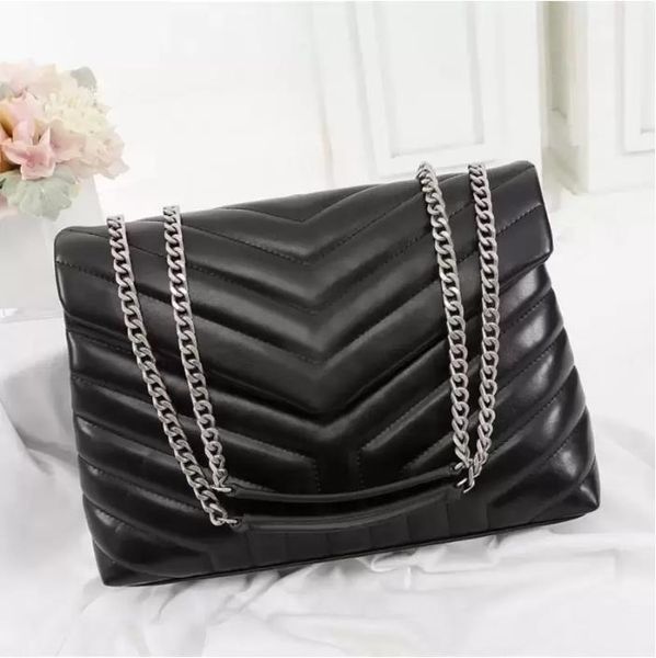 luxurys quality bags loulou women's designer black leather large-capacity chain shoulder bag quilted messenger handbags purse shopping
luxurys quality bags loulou women's designer black leather large-capacity chain shoulder bag quilted messenger handbags purse shopping