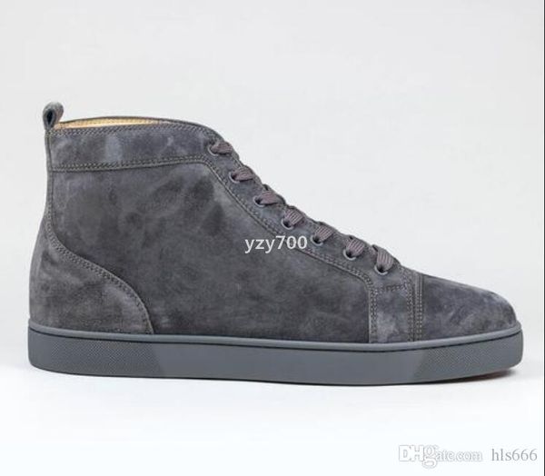 red-bottoms shoe christians brand high qt sneakers without spikes lovers flats red louisflats suede sheepskin party wedding walking sub, Black
red-bottoms shoe christians brand high qt sneakers without spikes lovers flats red louisflats suede sheepskin party wedding walking sub, Black