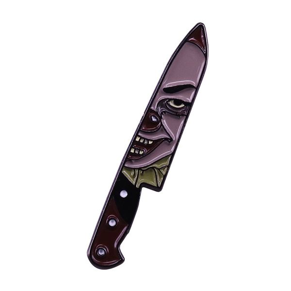 other fashion accessories halloween enamel pins custom balloon knife horror movie sly clown brooches luxury copper lapel badges cartoon fash, Silver
other fashion accessories halloween enamel pins custom balloon knife horror movie sly clown brooches luxury copper lapel badges cartoon fash, Silver