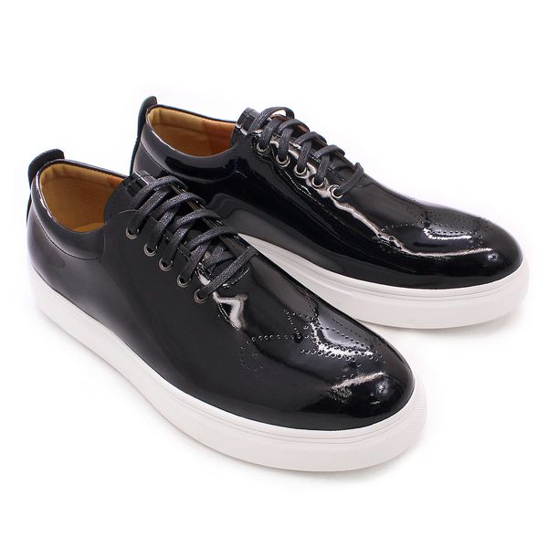 men casual shoes genuine patent leather black lace up breathable luxury office business italian style flat oxford shoes for men
men casual shoes genuine patent leather black lace up breathable luxury office business italian style flat oxford shoes for men