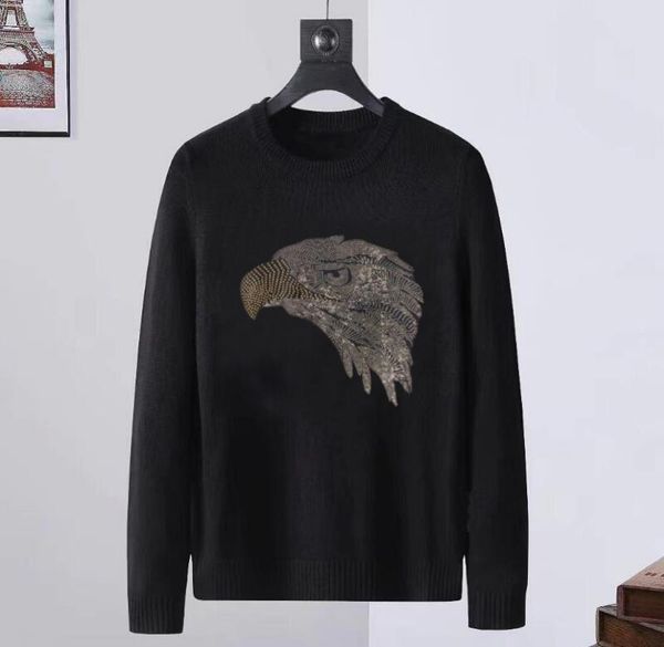 fashion brand men's designer rhinestone sweaters male casual men's solid color, White;black
fashion brand men's designer rhinestone sweaters male casual men's solid color, White;black