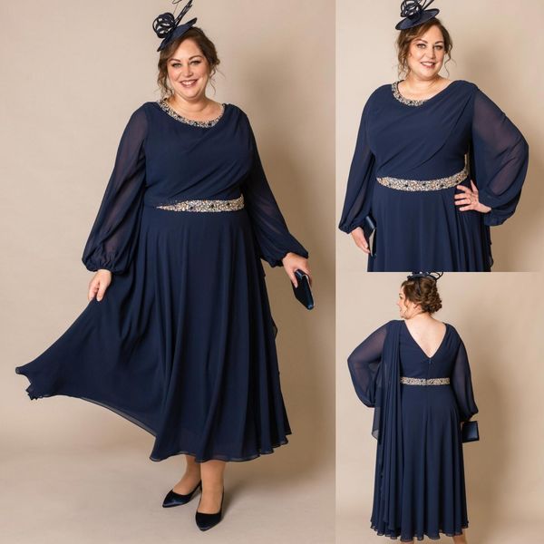 navy beaded mother of the bride dresses jewel neck evening gowns with long sleeves tea length a line wedding guest dress, Black;red
navy beaded mother of the bride dresses jewel neck evening gowns with long sleeves tea length a line wedding guest dress, Black;red