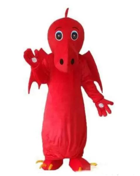 2022 halloween factory direct sale red dragon mascot costume, Red;yellow 
2022 halloween factory direct sale red dragon mascot costume, Red;yellow