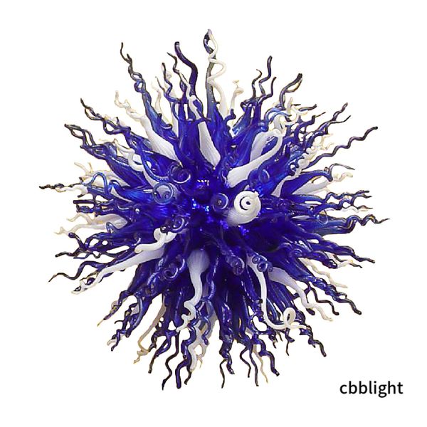 new round shape blue and white pendant lamps fancy art hand blown glass chandelier light concise luxury hanging fixtures for l lobby mall vi
new round shape blue and white pendant lamps fancy art hand blown glass chandelier light concise luxury hanging fixtures for l lobby mall vi