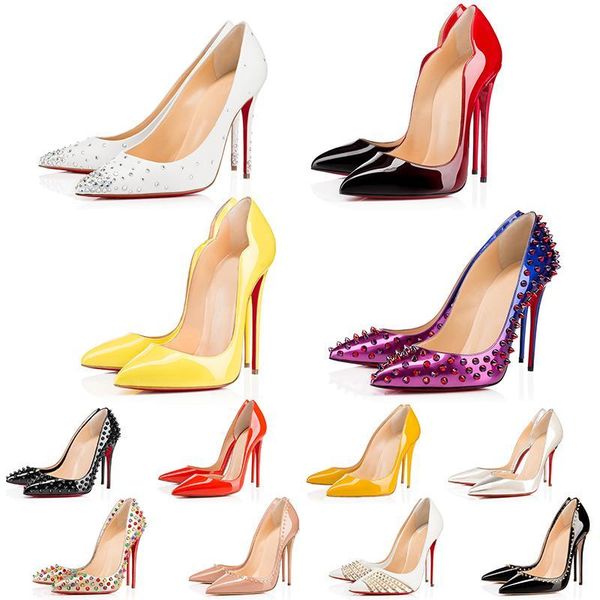 red-bottoms shoe christians luxurys designers shoes casual women rivet red high heels wedding party dress pointed toes nude shoe color nwl, Black
red-bottoms shoe christians luxurys designers shoes casual women rivet red high heels wedding party dress pointed toes nude shoe color nwl, Black