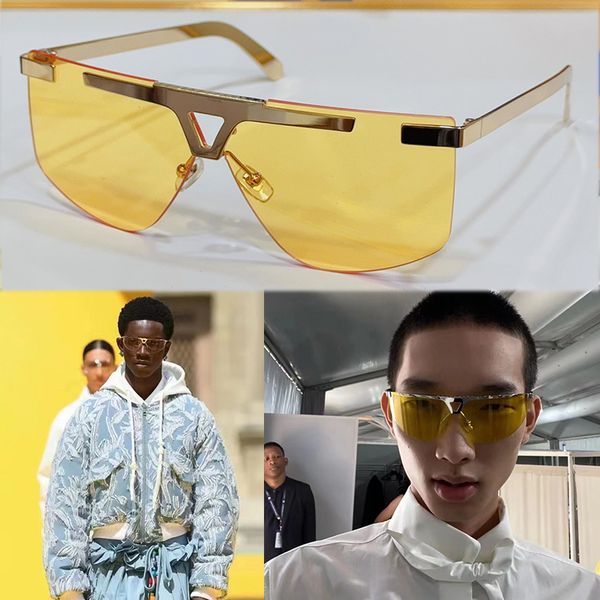 Designer Sunglasses Z1825E Mens Gold hardware frame Beveled front with letters engraved on the lens patterns along blridge of nose Official 1.1 Reproduction Shades
Designer Sunglasses Z1825E Mens Gold hardware frame Beveled front with letters engraved on the lens patterns along blridge of nose Official 1.1 Reproduction Shades