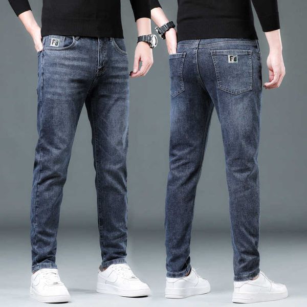 men's jeans autumn and winter new thickened thermal casual trousers youth fashion versatile, Blue
men's jeans autumn and winter new thickened thermal casual trousers youth fashion versatile, Blue