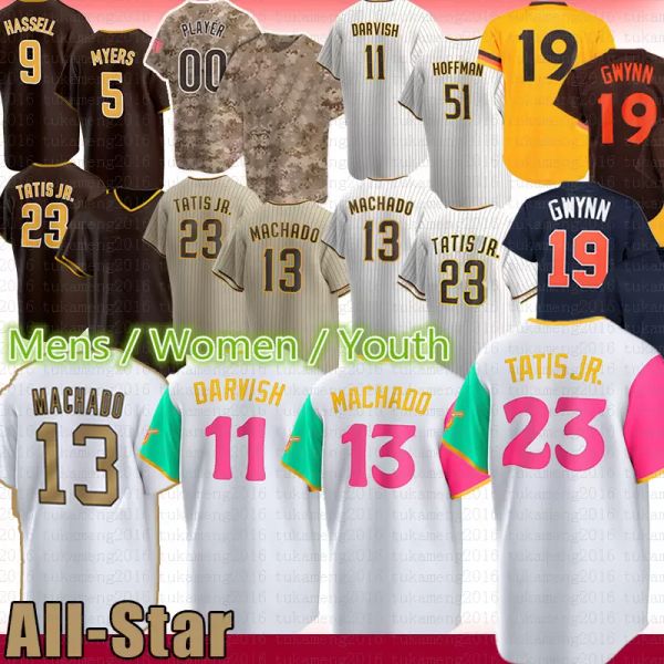 23 fernando tatis jr. 13 manny machado baseball jersey tony gwynn wil myers yu darvish jake cronenworth joe musgrove trent grisham trevor ho, Black
23 fernando tatis jr. 13 manny machado baseball jersey tony gwynn wil myers yu darvish jake cronenworth joe musgrove trent grisham trevor ho, Black