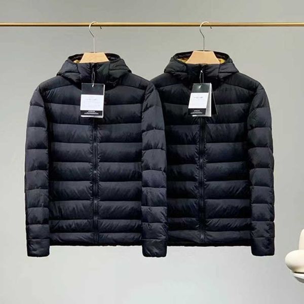 down jacket winter embroidery multi-function goose hooded straight tube lightweight warm, Black
down jacket winter embroidery multi-function goose hooded straight tube lightweight warm, Black
