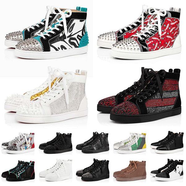 red-bottoms shoe christians designer good platform sneakers casual shoes big size us 13 men's women's spikes black suede loafers l
red-bottoms shoe christians designer good platform sneakers casual shoes big size us 13 men's women's spikes black suede loafers l