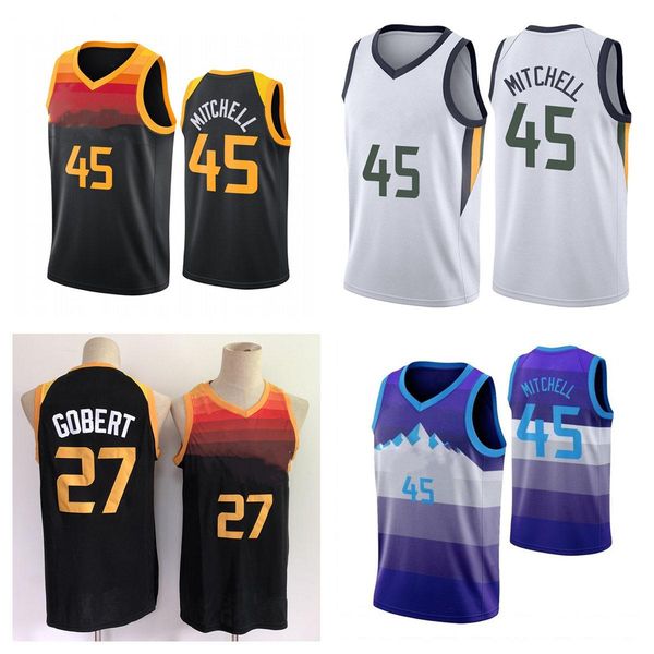 college wears2021 donovan 45 mitchell rudy 27 gobert basketball jersey karl 32 malone john 12 stockton mike 10 conley jersey, Black
college wears2021 donovan 45 mitchell rudy 27 gobert basketball jersey karl 32 malone john 12 stockton mike 10 conley jersey, Black