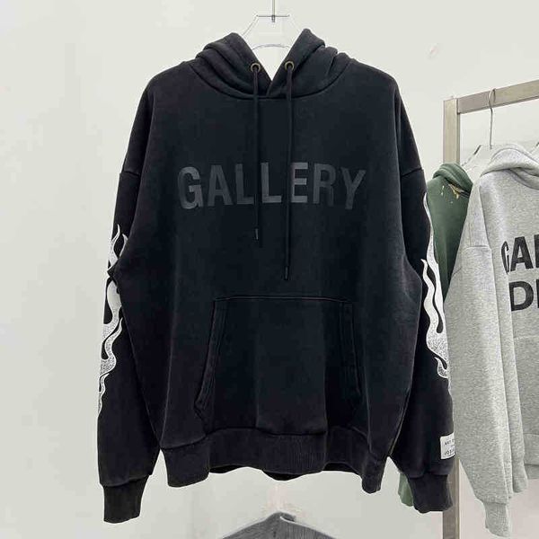 designer 2022 fashion men's hoodies cotton sweater galleryt deptss flame mountain alphabet printing american high street autumn and win, Black
designer 2022 fashion men's hoodies cotton sweater galleryt deptss flame mountain alphabet printing american high street autumn and win, Black