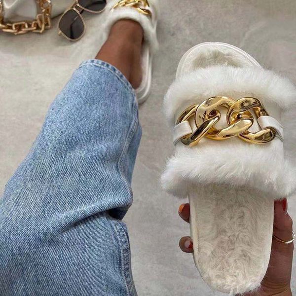 noble summer plush slippers fashion open toe solid color women's sandals metal chain outdoor casual women's shoes plus s, Black
noble summer plush slippers fashion open toe solid color women's sandals metal chain outdoor casual women's shoes plus s, Black