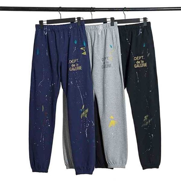 hip hop galleryes designer pants dept street loose high legged splashing paint graffiti leggings men's and women's fog, Black
hip hop galleryes designer pants dept street loose high legged splashing paint graffiti leggings men's and women's fog, Black