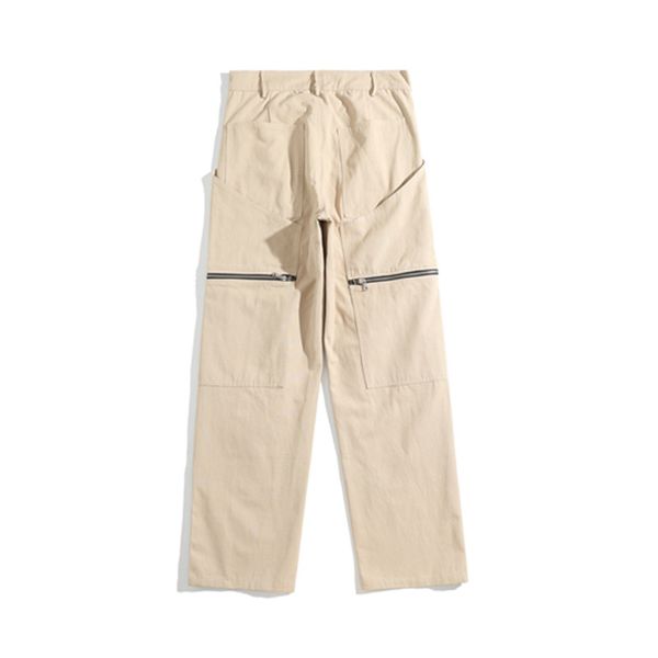 zipper pockets wide leg cargo pants men's straight high street casual trousers plus size hip hop overalls, Black;brown
zipper pockets wide leg cargo pants men's straight high street casual trousers plus size hip hop overalls, Black;brown