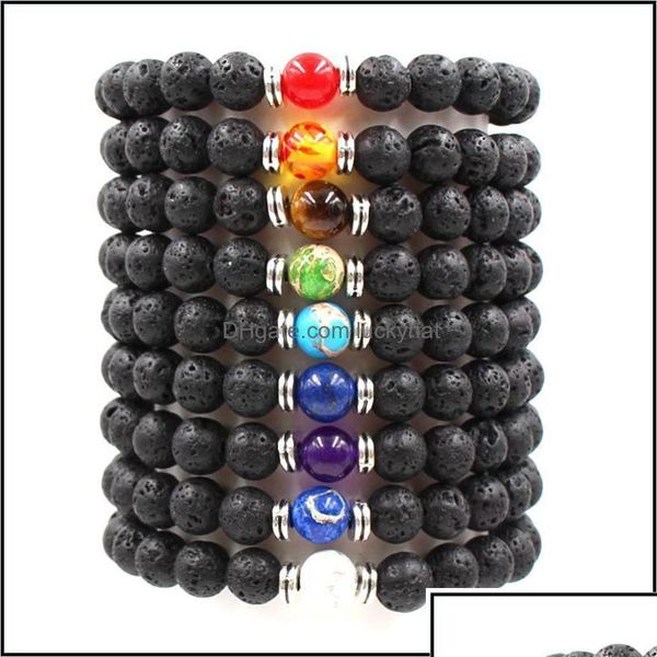 charm bracelets jewelry black volcanic lava stone 8mm yoga beads natural stones stretch beaded essential oil diffu dh ot24i, Golden;silver
charm bracelets jewelry black volcanic lava stone 8mm yoga beads natural stones stretch beaded essential oil diffu dh ot24i, Golden;silver