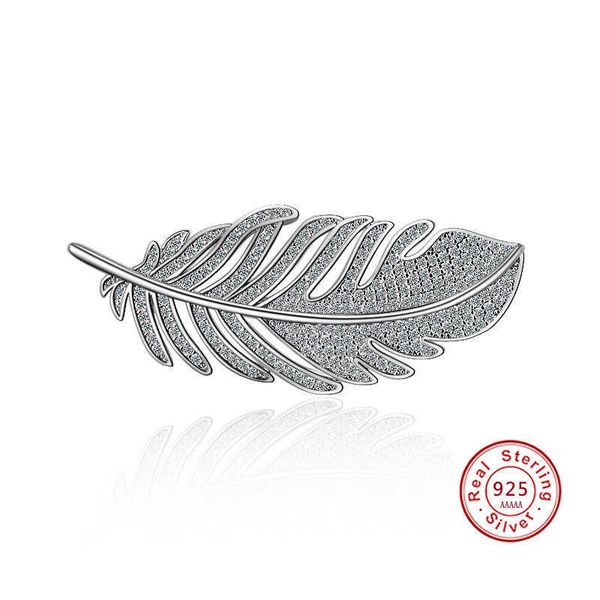 pins brooches fashion leaf feaer 925 sterling silver for women corsages wi shining crystal brooch big scarf cloes accessories l221024, Gray
pins brooches fashion leaf feaer 925 sterling silver for women corsages wi shining crystal brooch big scarf cloes accessories l221024, Gray