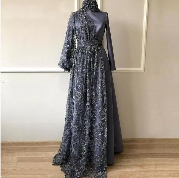 grey satin lace long sleeve muslim evening dress high collar dubai saudi arabic long formal prom party gowns vestidos de fiesta, Black;red
grey satin lace long sleeve muslim evening dress high collar dubai saudi arabic long formal prom party gowns vestidos de fiesta, Black;red