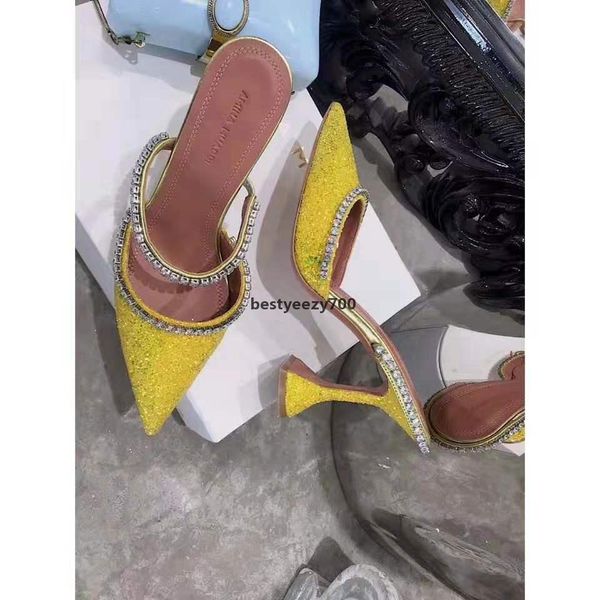 shoe amina muaddi 2021-perfect official quality women 95mm gilda embellished glitter mules crystal high heel shoes sandals aav, Black
shoe amina muaddi 2021-perfect official quality women 95mm gilda embellished glitter mules crystal high heel shoes sandals aav, Black