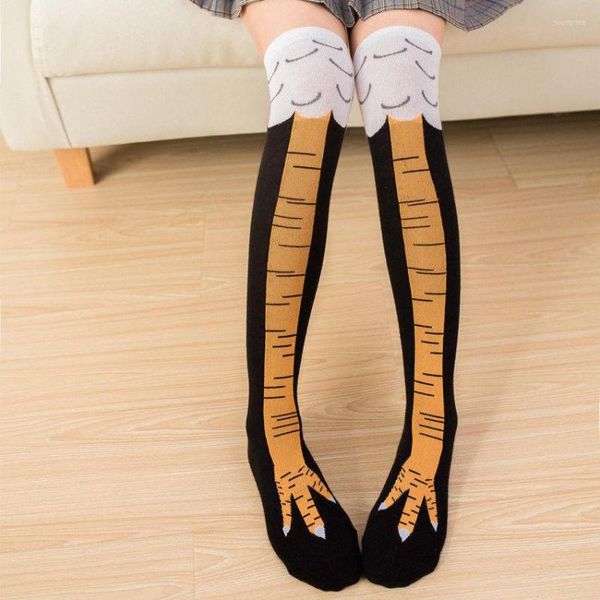 women socks woman chicken paws feet ladies funny personality stovepipe stockings cute over-the-knee thin foot, Black;white
women socks woman chicken paws feet ladies funny personality stovepipe stockings cute over-the-knee thin foot, Black;white