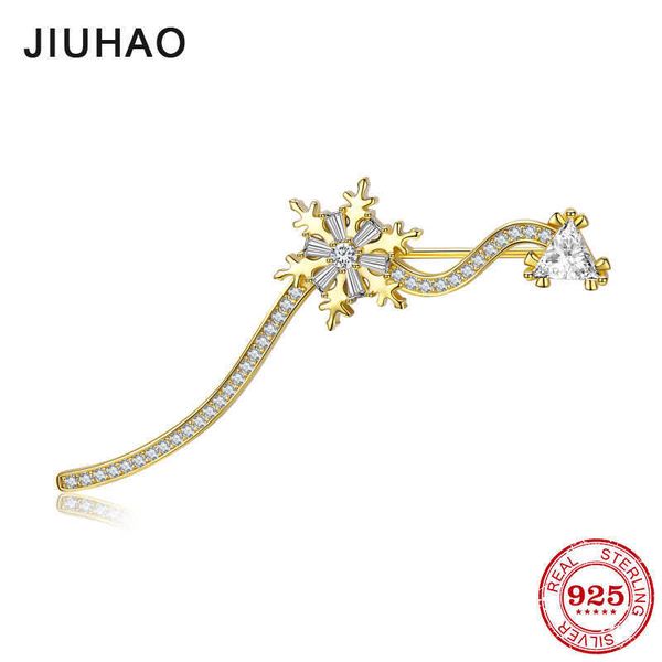 pins brooches 925 sterling silver aaa cubic zirconia gold plated snowflake for women jewelry accesories l221024, Gray
pins brooches 925 sterling silver aaa cubic zirconia gold plated snowflake for women jewelry accesories l221024, Gray
