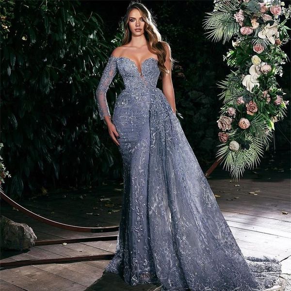 elegant prom dresses one long sleeve strapless v neck lace appliques sequins evening dresses beaded train floor length evening dress plus si, Black
elegant prom dresses one long sleeve strapless v neck lace appliques sequins evening dresses beaded train floor length evening dress plus si, Black