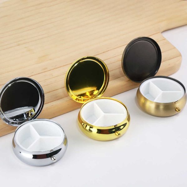 jewelry boxes 1/5/10pcs portable 3 cell metal pill box container medicine case diy crafts findings round l221021, Black;white
jewelry boxes 1/5/10pcs portable 3 cell metal pill box container medicine case diy crafts findings round l221021, Black;white