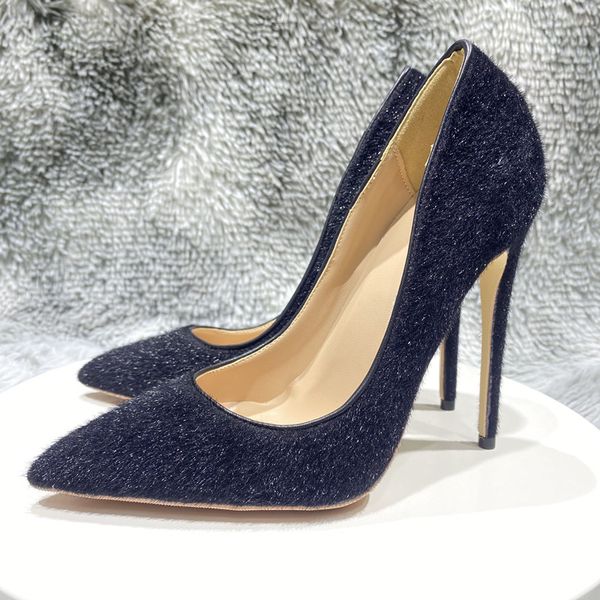 black hairy flock fabric women shoes 2023 fashion horsehair thin heel red bottoms pointed toe high heels shoes for dress suit elegant ladies
black hairy flock fabric women shoes 2023 fashion horsehair thin heel red bottoms pointed toe high heels shoes for dress suit elegant ladies