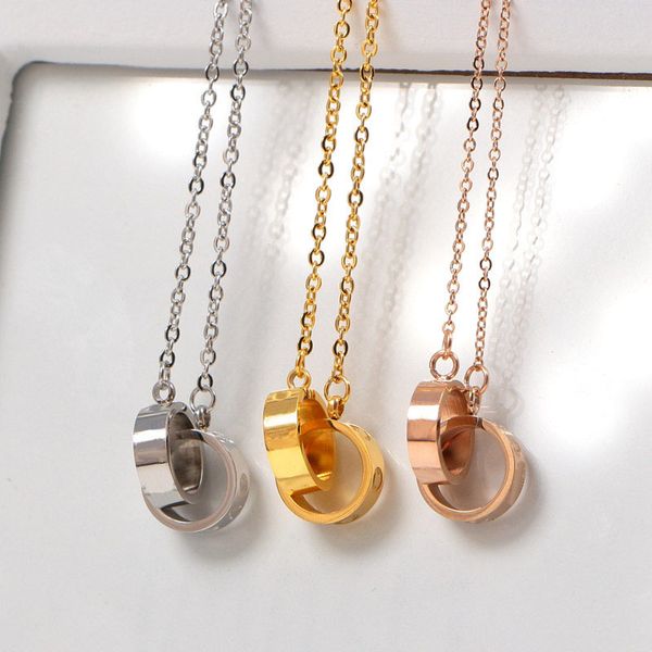 double layered heart pendant necklace 18k gold double loop charms 316l stainless steel necklaces jewelry for women gift, Silver
double layered heart pendant necklace 18k gold double loop charms 316l stainless steel necklaces jewelry for women gift, Silver