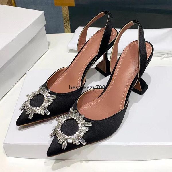 shoe amina muaddi designer women's shoes begum satin slingback pumps crystal high heel sandals eye-catching rhinestone bridesmaid party, Black
shoe amina muaddi designer women's shoes begum satin slingback pumps crystal high heel sandals eye-catching rhinestone bridesmaid party, Black