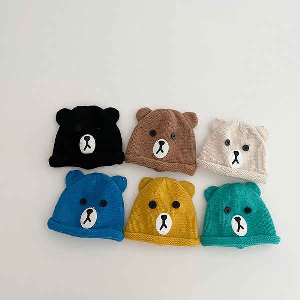 m534 autumn winter infant baby hats cartoon bear kids knitted beanie caps children warm hat, Yellow
m534 autumn winter infant baby hats cartoon bear kids knitted beanie caps children warm hat, Yellow
