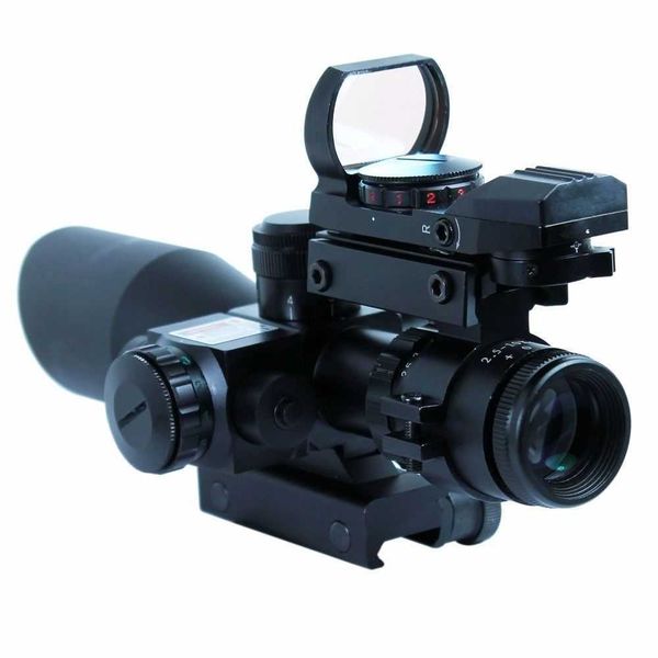 original tactical 2.5-10x40 rifle scope with red laser hd101 holographic dot sight
original tactical 2.5-10x40 rifle scope with red laser hd101 holographic dot sight