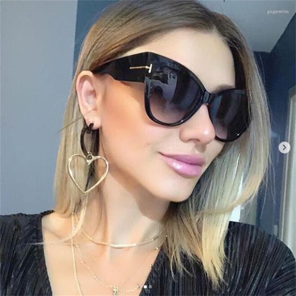 designer sunglasses retro oversized cat eye womens brand luxury black gradient sun glasses oculos t decoration uv400, White;black
designer sunglasses retro oversized cat eye womens brand luxury black gradient sun glasses oculos t decoration uv400, White;black