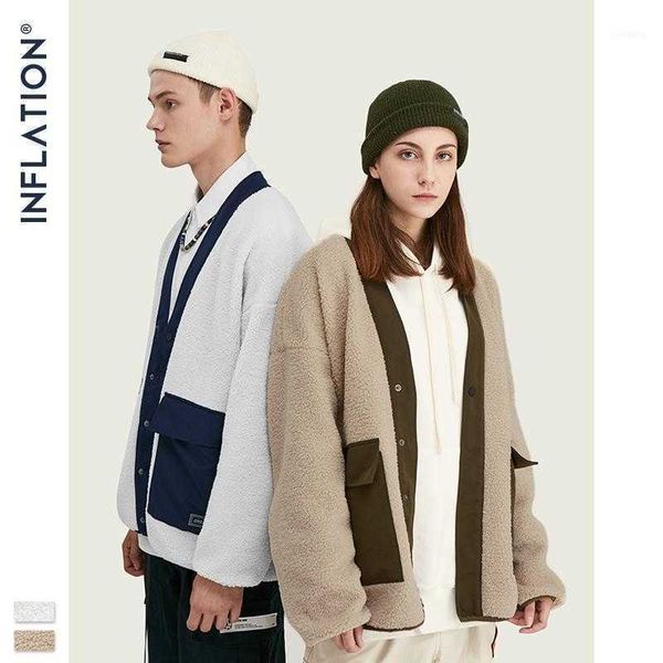 men's jackets inflation polar fleece men winter jacket thick coat 2021 street loose fit chaqueta hombre 9737w1, Black;brown
men's jackets inflation polar fleece men winter jacket thick coat 2021 street loose fit chaqueta hombre 9737w1, Black;brown