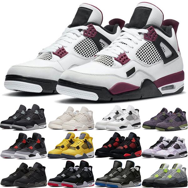 basketball shoes 4 4s men women blak cat canvas military black canyon purple infrared red thunder bred neon sail university blue sneakers tr
basketball shoes 4 4s men women blak cat canvas military black canyon purple infrared red thunder bred neon sail university blue sneakers tr