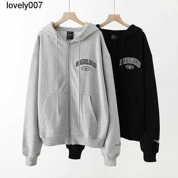 men's hoodies designer sweatshirts badblood bodysuit women same letter embroidery zipper cardigan hooded coat three standards complete, Black
men's hoodies designer sweatshirts badblood bodysuit women same letter embroidery zipper cardigan hooded coat three standards complete, Black