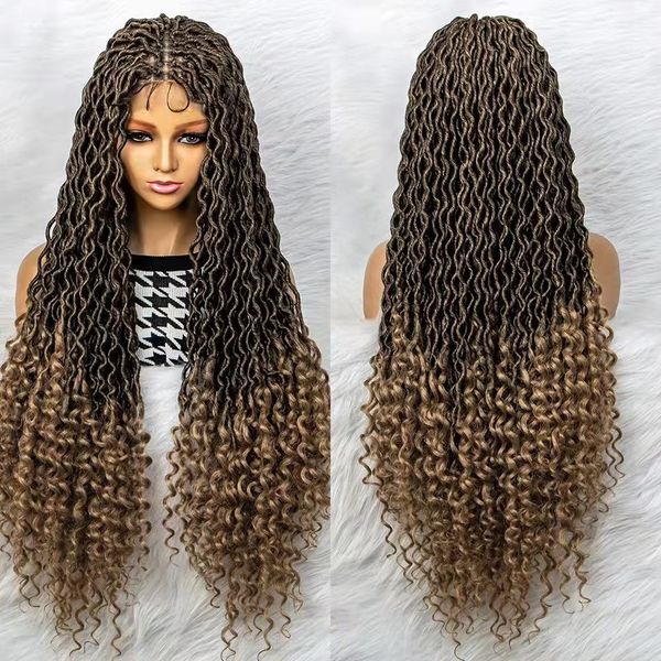 9x6 synthetic dreadlock lace front braid wig box braided lace frontal wigs fro black women g213, Black;brown
9x6 synthetic dreadlock lace front braid wig box braided lace frontal wigs fro black women g213, Black;brown