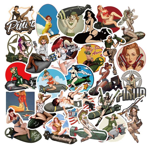 50pcs mixed world war ii pin up girl poster stickers diy toys car phone motorcycle luggage lapdecal sticker
50pcs mixed world war ii pin up girl poster stickers diy toys car phone motorcycle luggage lapdecal sticker