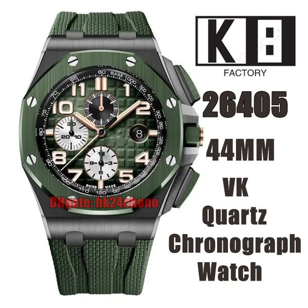 k8f watches 26405 44mm vk quartz chronograph mens watch green bezel smoked green dial rubber strap gents wristwatches, Slivery;brown
k8f watches 26405 44mm vk quartz chronograph mens watch green bezel smoked green dial rubber strap gents wristwatches, Slivery;brown