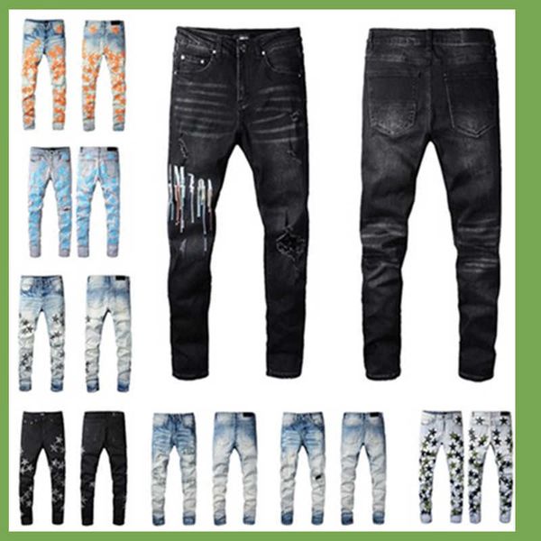 men's jeans designer mens denim embroidery pants fashion holes trouser us size 28-40 hip hop distressed zipper trousers for male sell a, Blue
men's jeans designer mens denim embroidery pants fashion holes trouser us size 28-40 hip hop distressed zipper trousers for male sell a, Blue