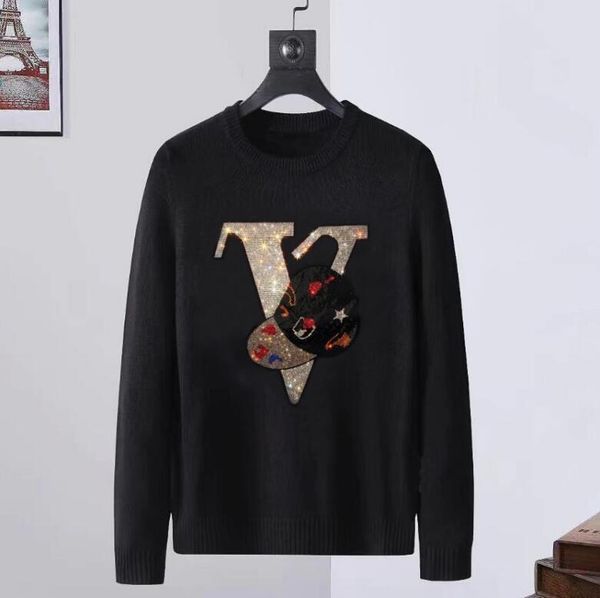 hip hop casual men's designer rhinestone sweaters men's gifts for holiday, White;black
hip hop casual men's designer rhinestone sweaters men's gifts for holiday, White;black