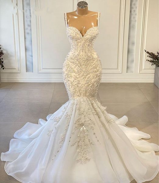 luxury mermaid african women wedding dress 2023 beaded embroidery white vinatge lace organza bridal gown robe de mariage
luxury mermaid african women wedding dress 2023 beaded embroidery white vinatge lace organza bridal gown robe de mariage