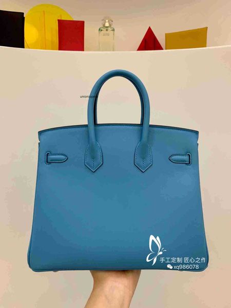 designers handbags herme birkin women bags all manual wax thread sewing bk25cm swift saddle leather northern blue silver button portable wom
designers handbags herme birkin women bags all manual wax thread sewing bk25cm swift saddle leather northern blue silver button portable wom
